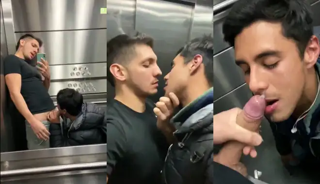 Sucking My Neighbor’s Dick in the Elevator