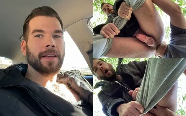 Cruising Good Looking Dude Cums Twice after getting Rimmed & Fingered