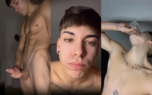 tiktoker accepts a challenge and drinks his sperm