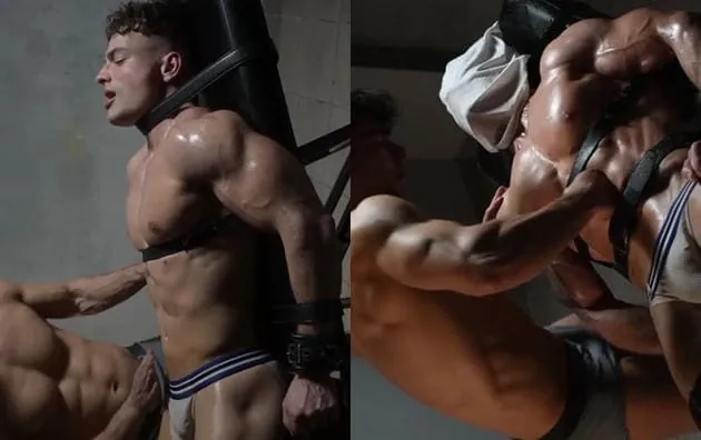 str8 bodybuilders in hardcore massage